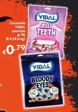 SuperW Caramelle Vidal assortite offerta
