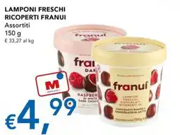 Migross Superstore Lamponi freschi ricoperti franui offerta