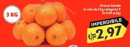 SuperW Arance bionde offerta
