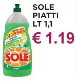 Peroni Supermercati Sole piatti offerta