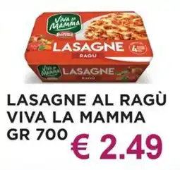 Peroni Supermercati Lasagne al ragù Viva la mamma offerta