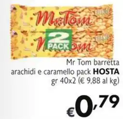 SuperW Mr Tom barretta arachidi e caramello offerta