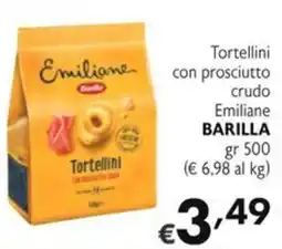 SuperW Tortellini con prosciutto crudo Emiline BARILLA offerta