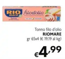 SuperW Tonno filo d'olio Riomare offerta