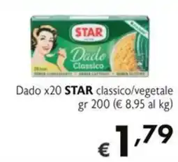 SuperW Dado STAR classico offerta