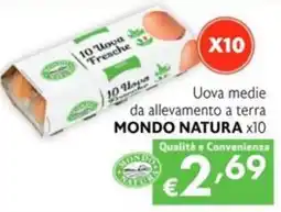 SuperW Uova medie MONDO NATURA offerta