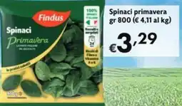SuperW Spinaci Primavera Findus offerta