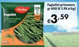 SuperW Fagiolini primavera Findus offerta