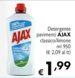 SuperW Detergente pavimenti AJAX classico offerta