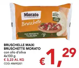 Migross Supermercati e Market Bruschette Morato offerta