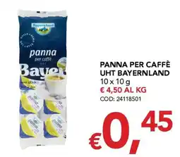 Migross Supermercati e Market Panna per caffè Bayernland offerta