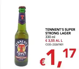 Migross Supermercati e Market Tennent's Super Strong Lager offerta