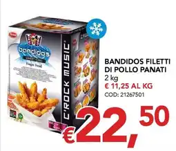 Migross Supermercati e Market Bandidos filetti di pollo panati offerta