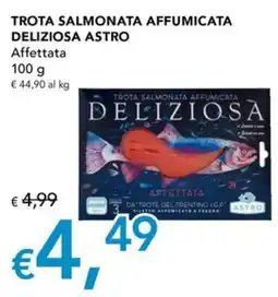 Migross Superstore Trota salmonata affumicata deliziosa Astro offerta