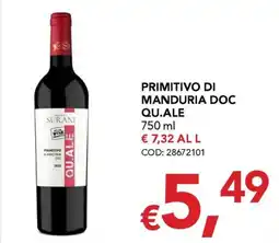 Migross Supermercati e Market Primitivo di Manduria DOC Qu.Ale offerta