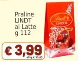 Market Ingross Praline Lindt al Latte offerta