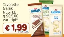 Market Ingross Tavolette Galak Nestlé offerta