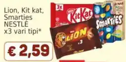 Market Ingross Lion, Kit kat, Smarties NESTLÉ offerta