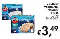 Maxi Coal Burger merluzzo/nasello Findus offerta