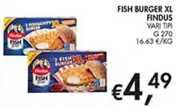Maxi Coal Fish Burger XL Findus offerta