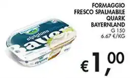 Maxi Coal Formaggio fresco spalmabile quark bayernland offerta