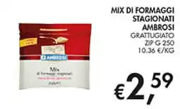Maxi Coal Mix di formaggi stagionati Ambrosi offerta