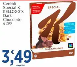 Market Ingross Cereali Special K Kellogg's Dark Chocolate offerta