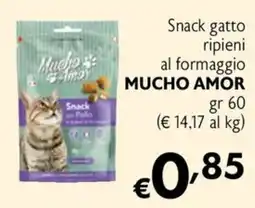 Maxi Family Snack gatto ripieni al formaggio Mucho Amor offerta