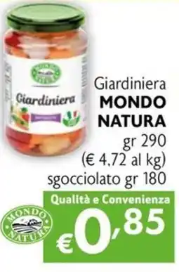Maxi Family Giardiniera MONDO NATURA offerta
