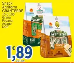 Market Ingross Snack Agriform Granterre offerta