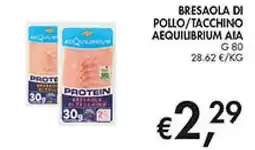 Maxi Coal Bresaola di pollo/tacchino Aequilibrium AIA offerta