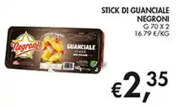 Maxi Coal Stick di guanciale Negroni offerta