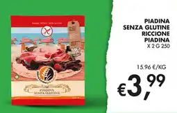 Maxi Coal Piadina senza glutine Riccione offerta