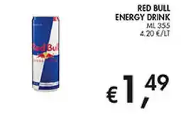 Maxi Coal Red Bull Energy Drink offerta