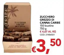 Migross Supermercati e Market Zucchero grezzo di canna caribe offerta