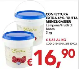 Migross Supermercati e Market Confettura extra 45% frutta menz&gasser offerta