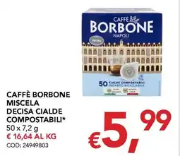Migross Supermercati e Market Caffè Borbone Miscela Decisa Cialde Compostabili offerta