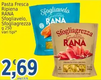 Pasta Fresca Ripiena Sfogliavelo, Sfogliagrezza RANA