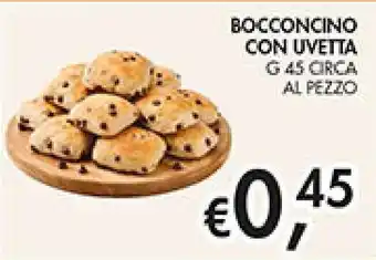 Bocconcino con uvetta