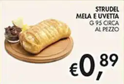Maxi Coal Strudel mela e uvetta offerta