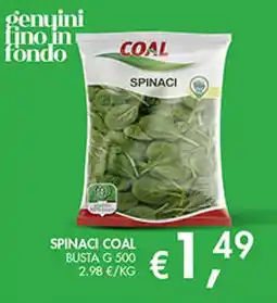 Maxi Coal Spinaci Coal offerta
