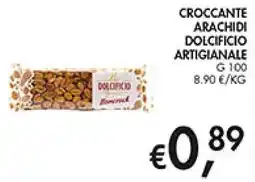 Maxi Coal Croccante arachidi dolcificio artigianale offerta