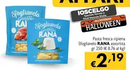 Eurospesa Pasta fresca ripiena Sfogliavelo RANA assortita offerta
