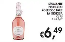 Maxi Coal Spumante Prosecco Rose' Doc Brut La Gioiosa offerta