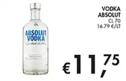 Maxi Coal Absolut Vodka offerta