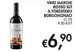 Maxi Coal Vino Marche Rosso IGT Il Forestiero Borgomonaci offerta