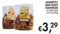 Maxi Coal Amaretti/ Fave dolci Giampaoli offerta