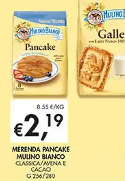 Maxi Coal Merenda pancake mulino bianco classica/avena e cacao offerta