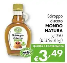 Eurospesa Sciroppo d'Acero Mondo Natura offerta