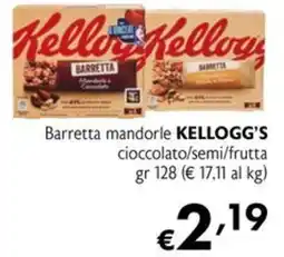 Eurospesa Barretta mandorle Kellogg's offerta